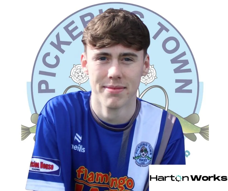 First team player graphic sponsored by Harton Works