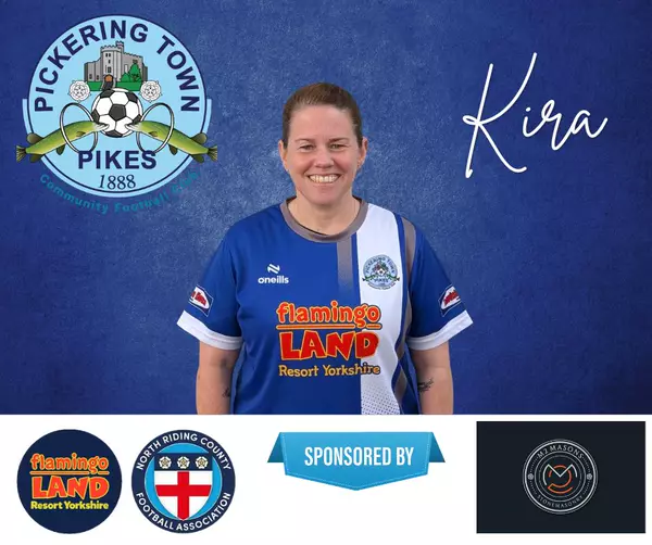 Ladies first team player graphic sponsored by M2 Masons Stonemasonry