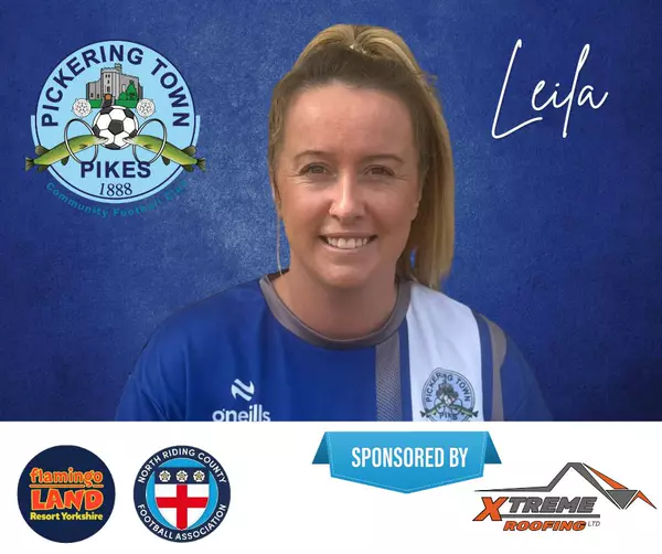 Ladies first team player graphic sponsored by Xtreme Roofing Ltd