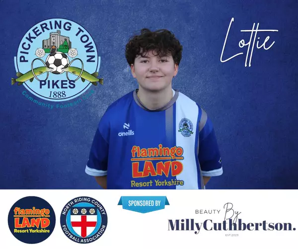 Ladies first team player graphic sponsored by Beauty by Milly Cuthbertson