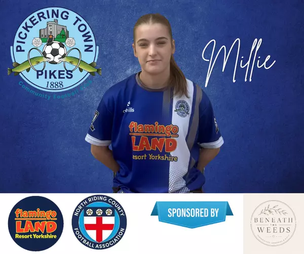 Ladies first team player graphic sponsored by Beneath the Weeds