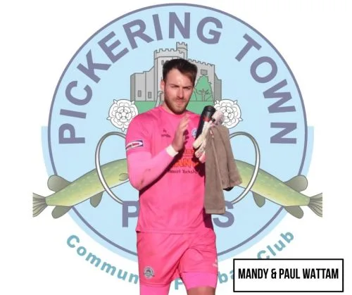 First team player graphic sponsored by Mandy & Paul Wattam