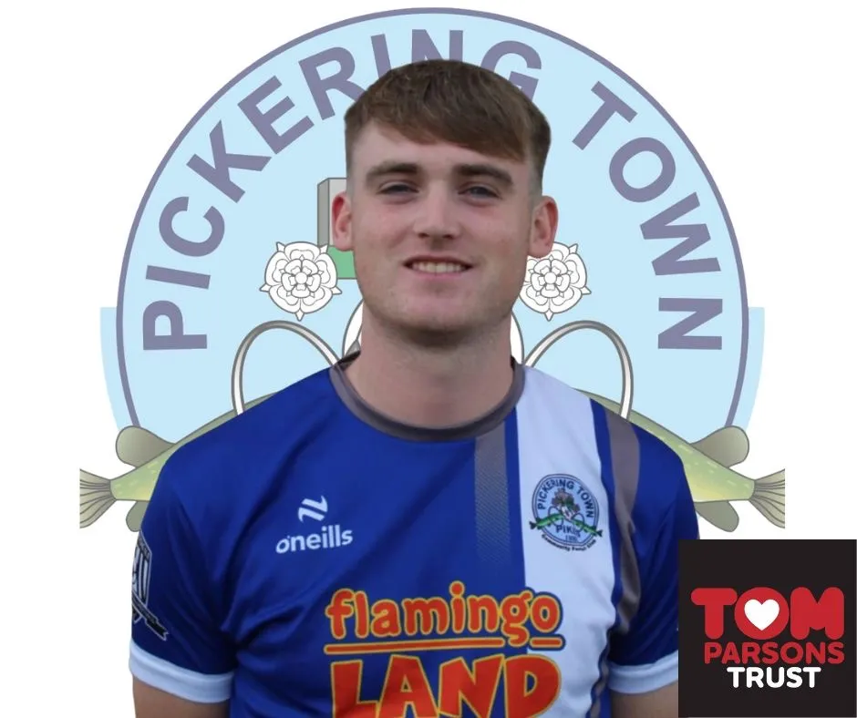 First team player graphic sponsored by Tom Parsons Trust